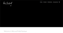 Desktop Screenshot of belovedbridalboutique.com